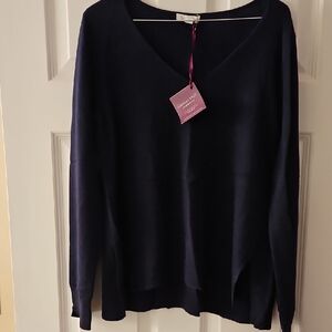 Garnet Hill Cashmerr Vneck Sweater